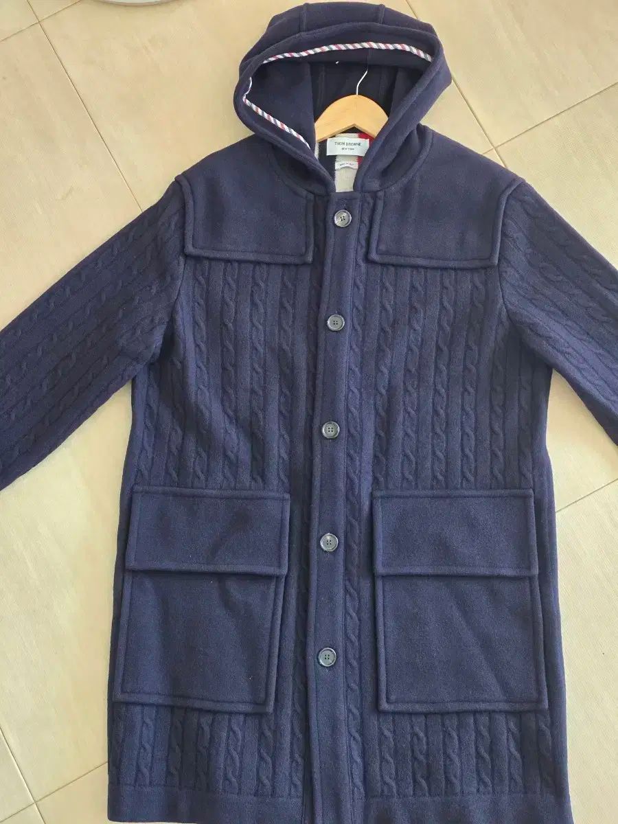 トムブラウン ケーブル ニット ダッフルコート