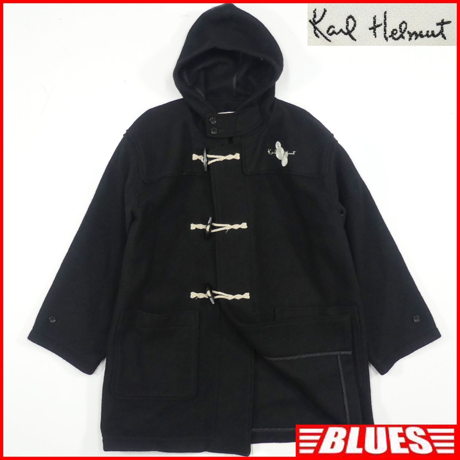 Karl Helmut  カールヘルム　ダッフルコート Karl Helmut カールヘルム ダッフルコート L ロング 黒 ブラック