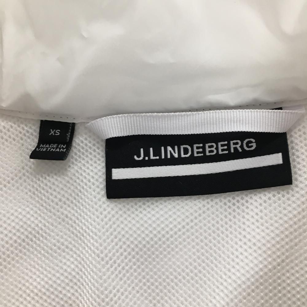  ジェイリンドバーグ 中綿ジャケット 白 シリコンワッペン レディース XS ゴルフウェア J LINDEBERG ジャケット レディースウェア