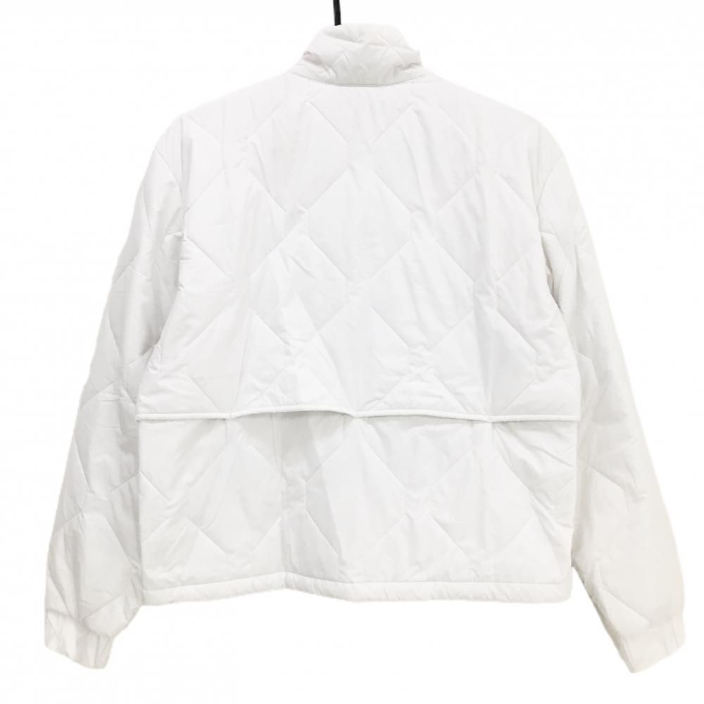 ジェイリンドバーグ 中綿ジャケット 白 シリコンワッペン レディース XS ゴルフウェア J LINDEBERG