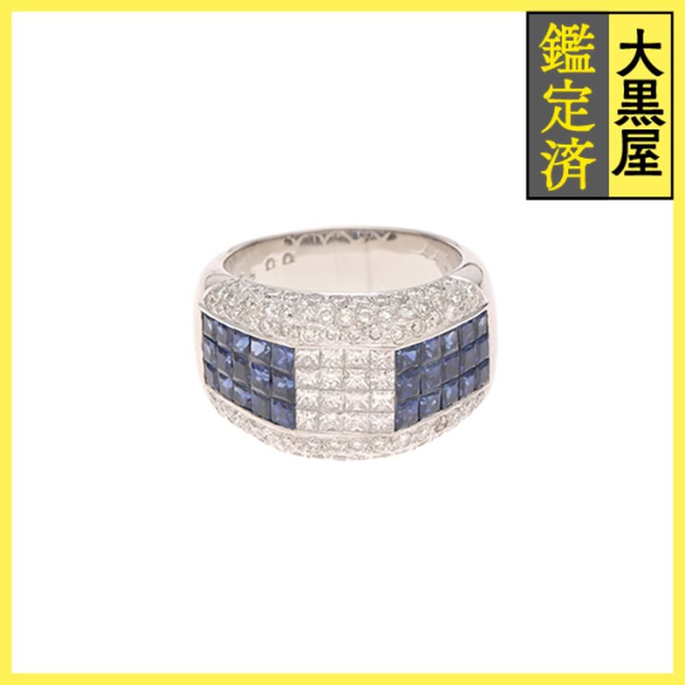 ノンブランドジュエリー リング プラチナ900 サファイア ダイヤモンド 472