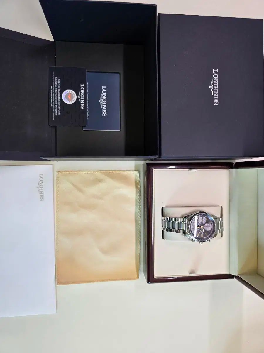  ロンジン マスター クロノ ムーンフェイズ 限定デザイン 自動巻き時計 腕時計(アナログ)