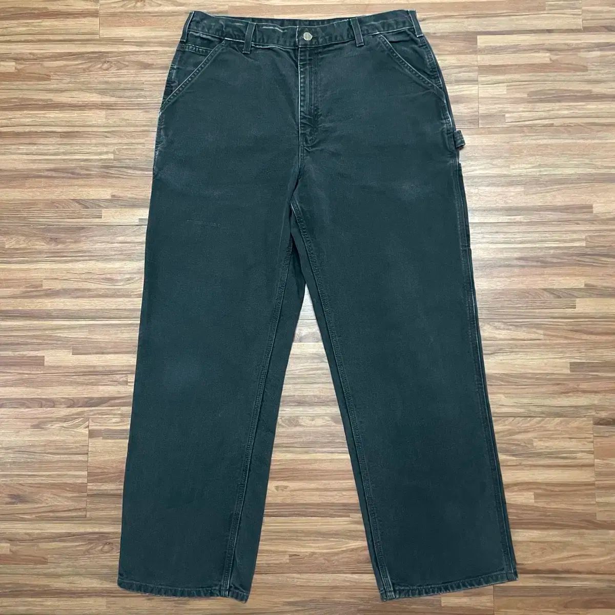 カーハート シングルニー B11 ブラック カーペンター ワークパンツ 36 34