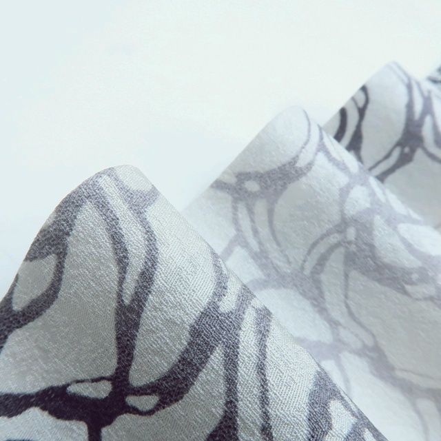 百華 Y 3939 正絹 手縫い仕立て 薔薇 小紋 着物