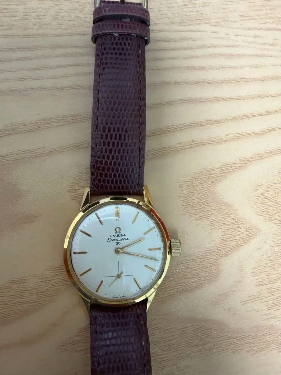  ヴィンテージ OMEGA シーマスター 30 リブ編み 自動巻き時計 腕時計(アナログ)