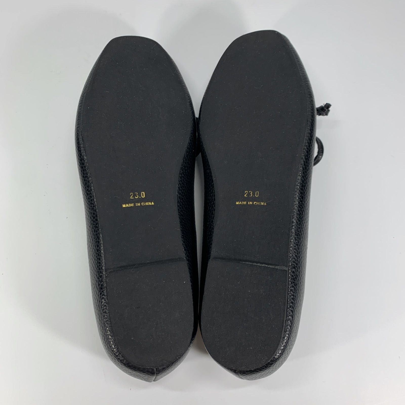 【未使用級】　レペット　バレエシューズ　23.5㎝　黒　リボン　フラット　レザー 未使用級】レペットバレエシューズ23.5㎝黒リボンフラットレザー