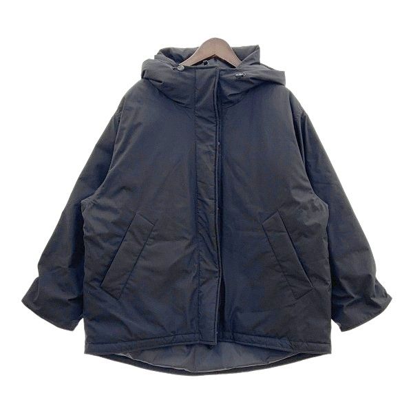 Spick-Span スピックアンドスパン 撥水 フーデッド ダウンコート ハーフ レディース サイズ38 ブラック アウター DL 17229