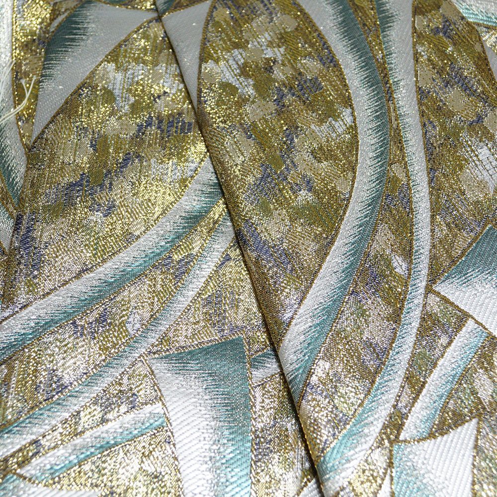  金襴後見帯 踊り用 後見帯 金襴 短冊に切れ箔 後見結び帯 二部式 作り帯 踊り帯 踊り 帯 着物 踊り着物 リサイクル着物 舞踊 踊り用帯 衣裳 日本舞踊 新舞踊 演劇 舞台 衣装 ステージ カラオケ 踊り子 付け帯 作り帯 帯