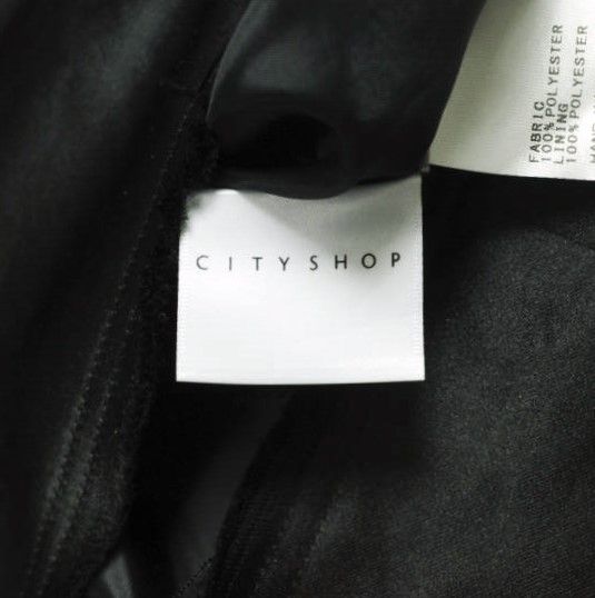  シティショップ 25 SS HEAVY SATIN MINI DRESS ヘビーサテンミニドレス 36 BLACK カットオフ キャミソール ワンピース トップス g 24086 ノースリーブ ミニワンピース