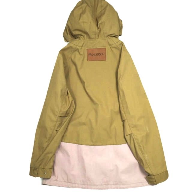 J.W.Anderson ジェイダブリューアンダーソン PULLER COLOURBLOCK PARKA マルチパネル マウンテンパーカー JK0120PG0603582 S KHAKI PINK シェル MULTI-PANEL DESIGN JACKET