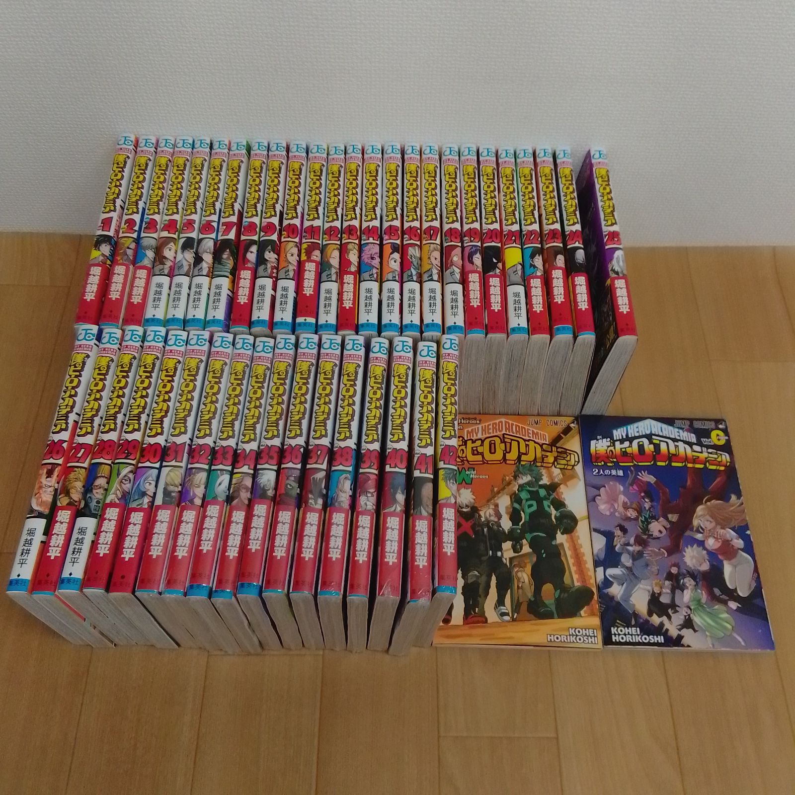 ☆【未開封12冊】 僕のヒーローアカデミア 1～42巻 全巻セット＋Vol.W