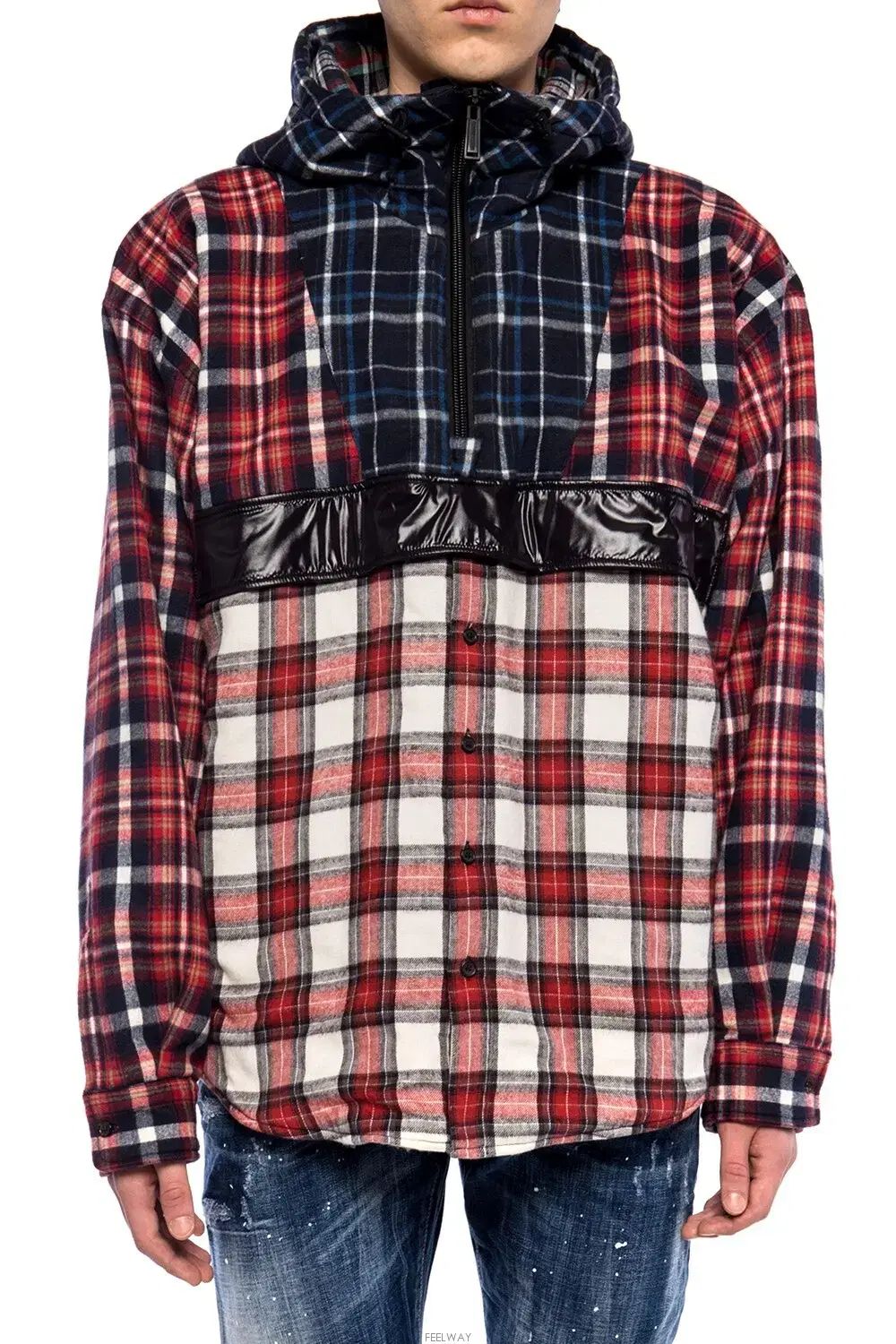 DSQUARED2 チェックパータン アノラック