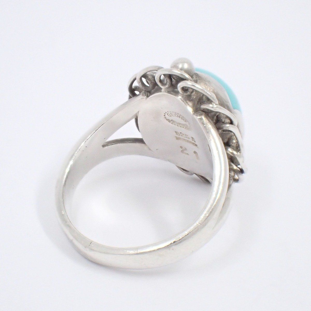 GEORG JENSEN ジョージジェンセン 21 リング 指輪 シルバー925 ターコイズ 6.5号