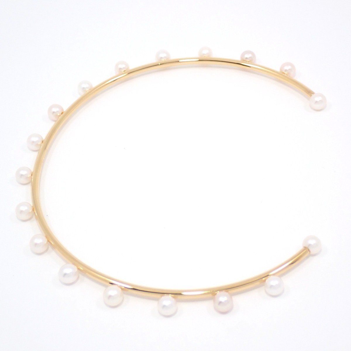 Bijou de M ビジュードM チョーカー シルバー925 ゴールドGP パール