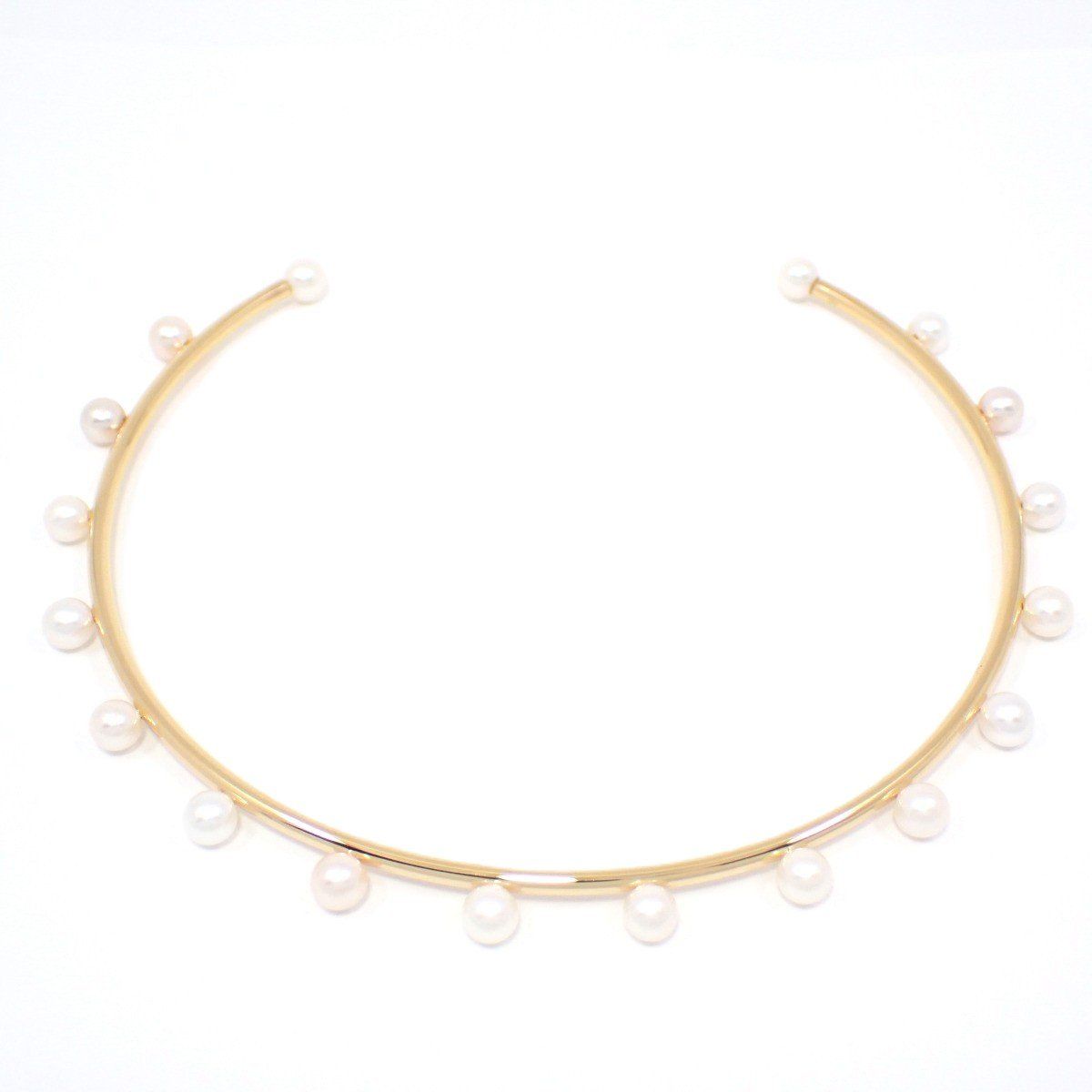 Bijou de M ビジュードM チョーカー シルバー925 ゴールドGP パール いおき質店