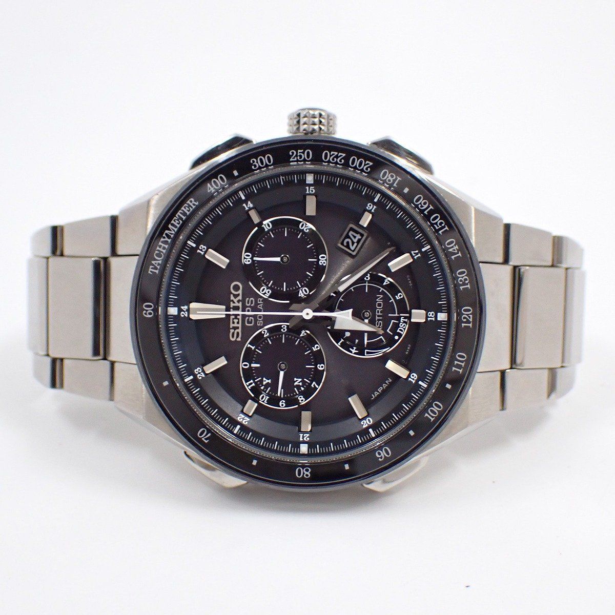 SEIKO セイコー アストロン エグゼクティブライン GPS衛星電波ソーラー 腕時計 チタン 黒文字盤 SBXB 129 8 X 82 0 AR 1
