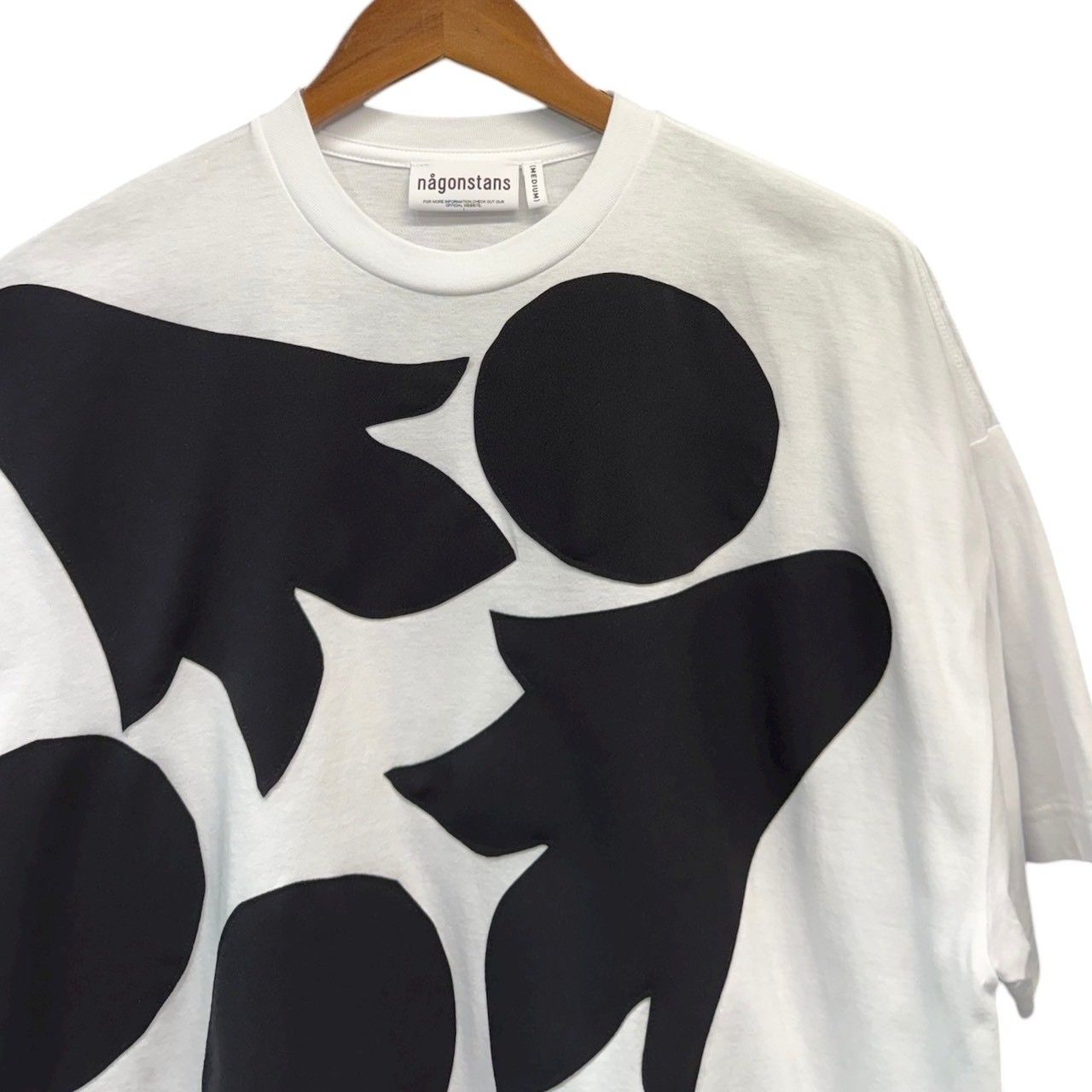  nagonstans ナゴンスタンス 25 AW alpine plants t-shirt 切り絵風デザインTシャツ -0711 M ホワイト 15007 半袖(Tシャツ) Tシャツ カットソー