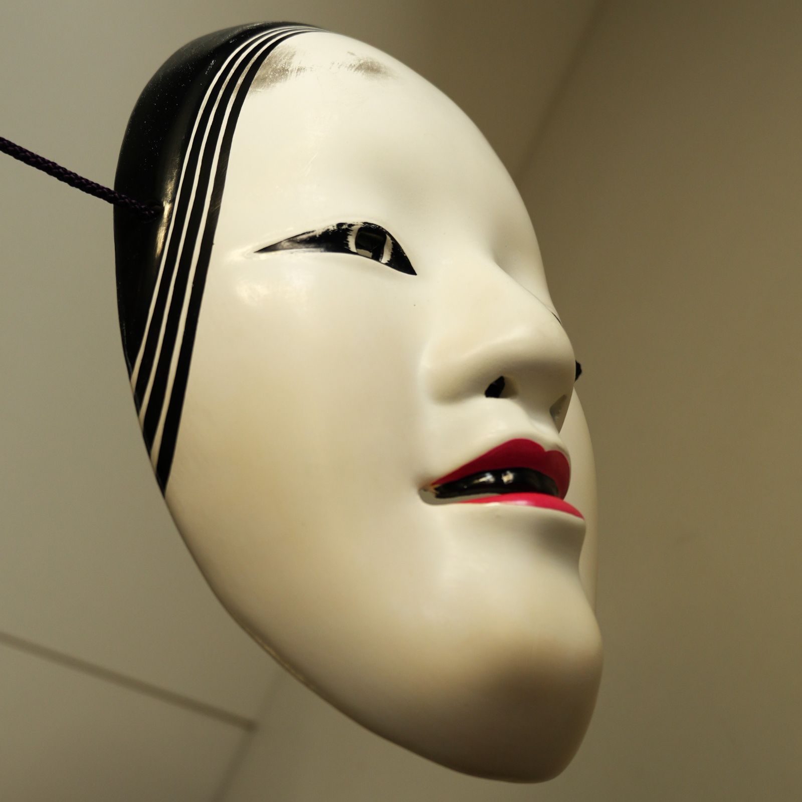 能面 美術品 伝統工芸品 Yahoo!オークション - UU772 伝統工芸【双芸社 作】木彫彩色能面「能