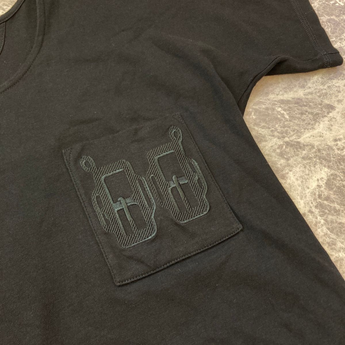 HERMES エルメス ポケット刺繍 BOUCLERIE D'ATTELAGE ドローストリング