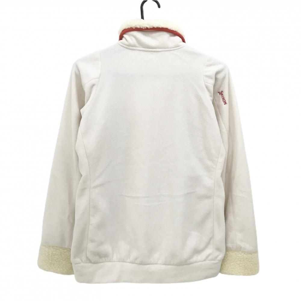 超美品】スリクソン 切替ジャケット アイボリー×ピンク系 フリース生地 