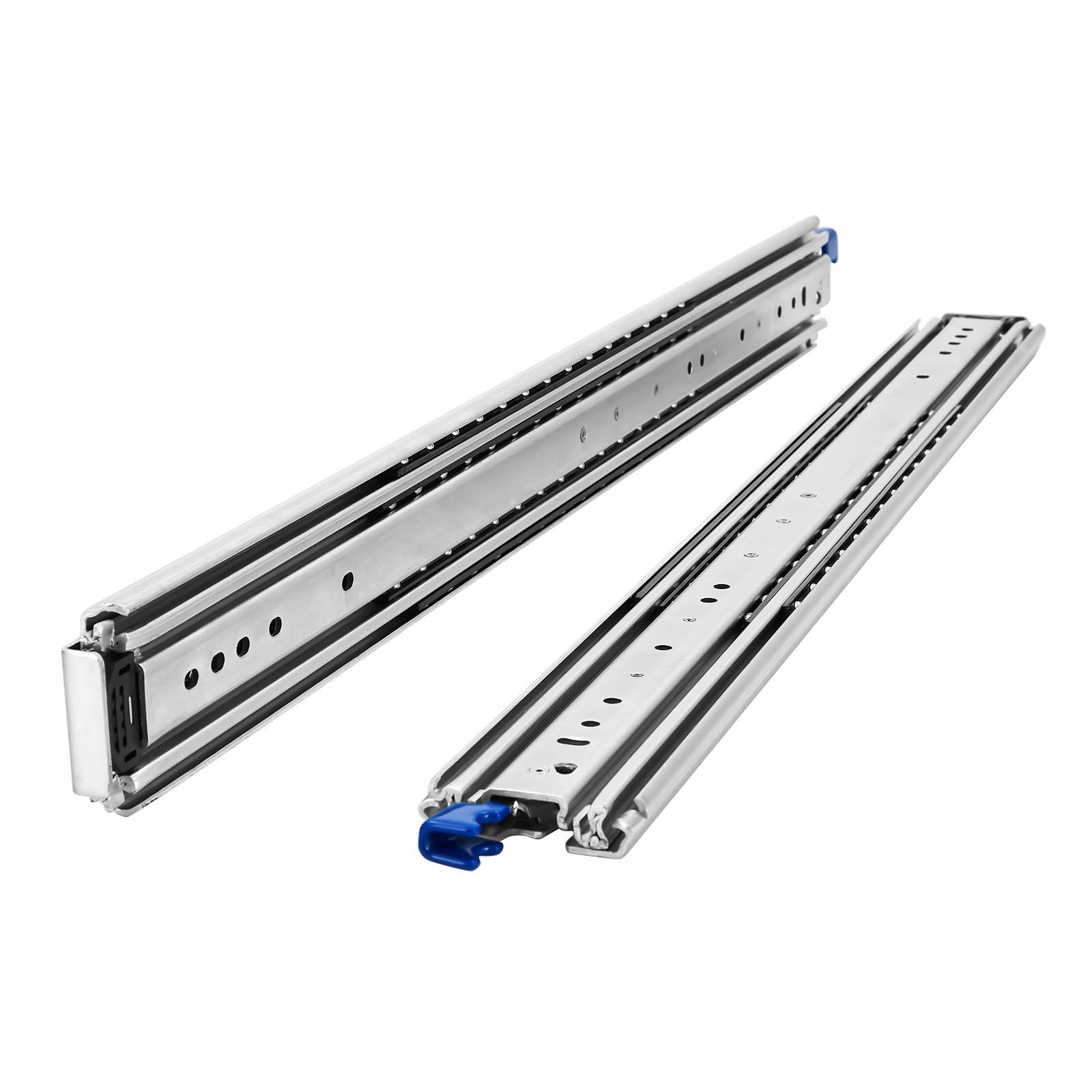 ガービー Garvee スライドレール 1000 mm 幅76 mm ロック付き かんぜんな拡張ボール伸縮式 3段引き 耐荷重145 kg 左右1セット