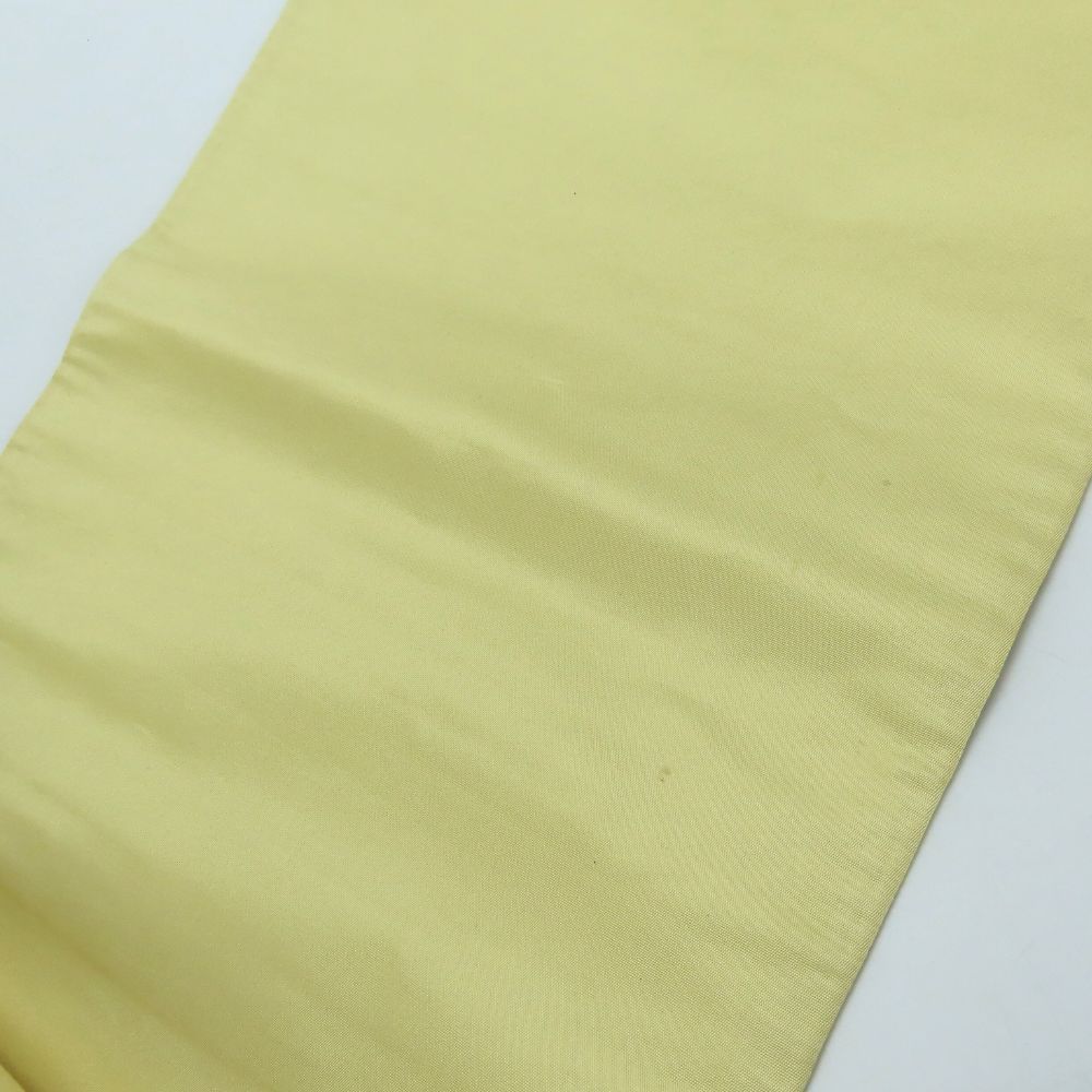 中古】 袋帯 正絹(金銀糸除く) 金糸 ゴールド グリーン系 パープル