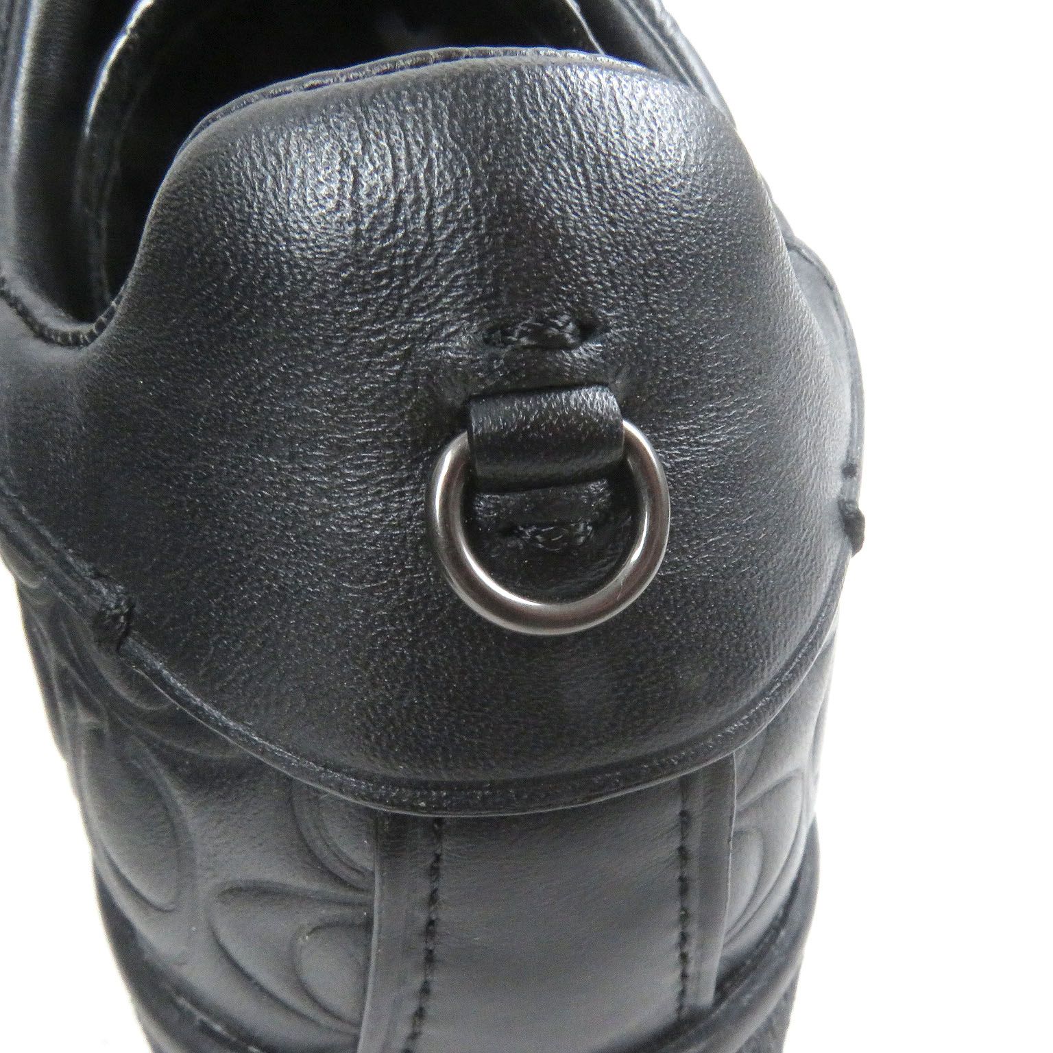 未使用品□COACH コーチ レザー SIG C DEBOSS シグネチャー ロゴ