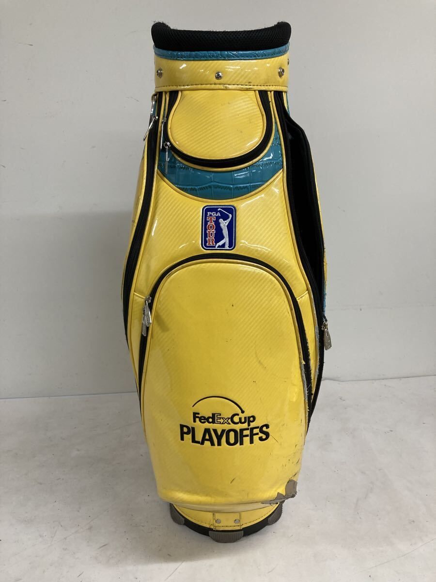 鮮やかイエロー！PGA TOUR 未使用キャディバッグ 鮮やかイエロー！PGA