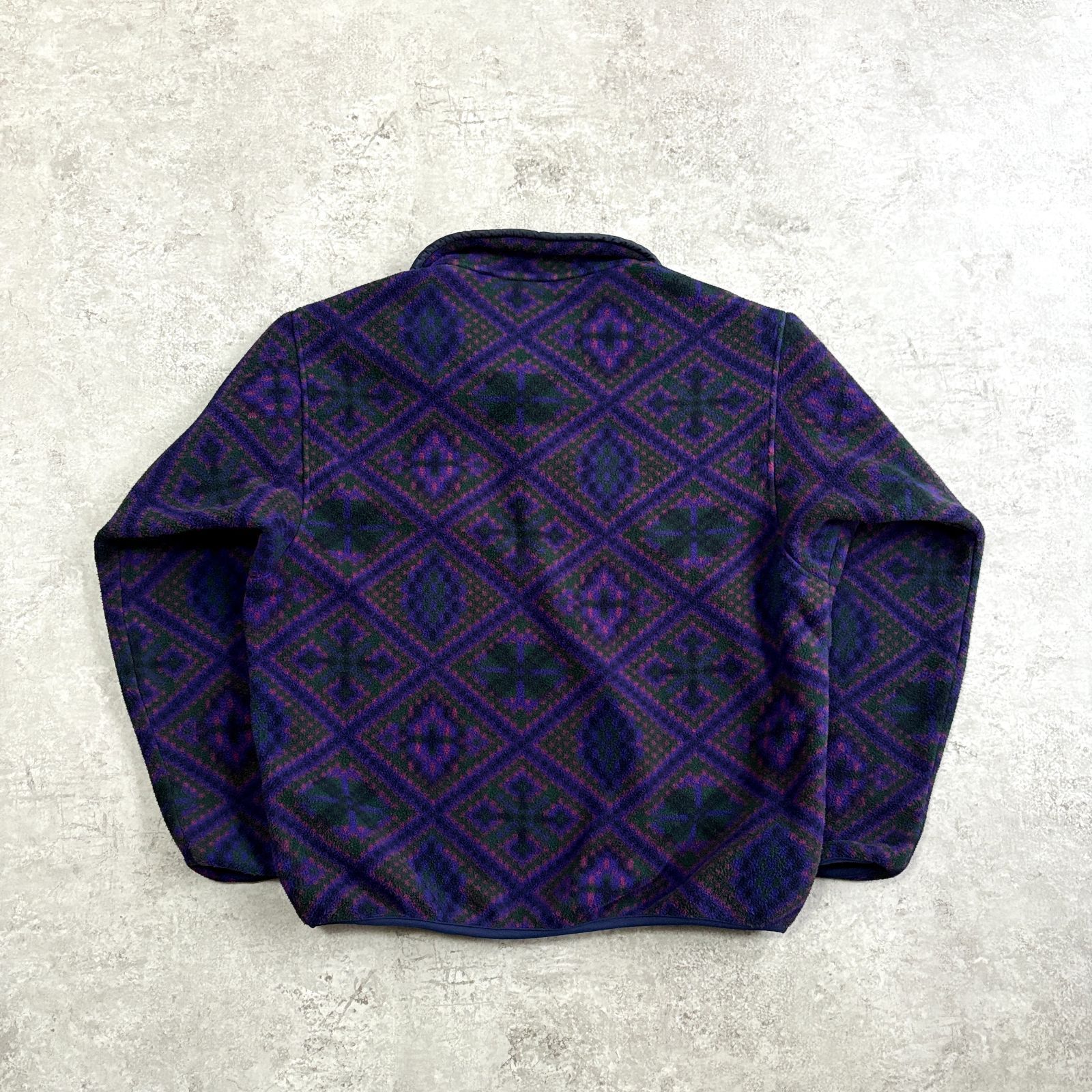 90s 1992年 USA製 patagonia Synchilla Snap T Pullover 【 purple