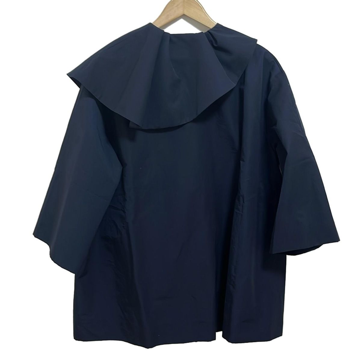 yori ヨリ コート サイズ36 S レディース - ダークネイビー 七分袖 春 秋