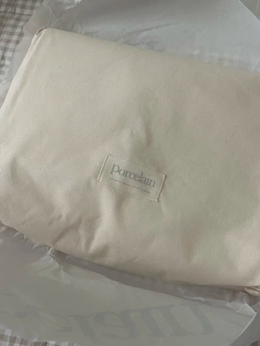 더포슬린 ドゥポルセリン 포스트 ポスト 백 バッグ 아이보리 アイボリー post post bag bag 미착용 새상품 L L ドゥポルセリン ポストバッグ アイボリー post bag L