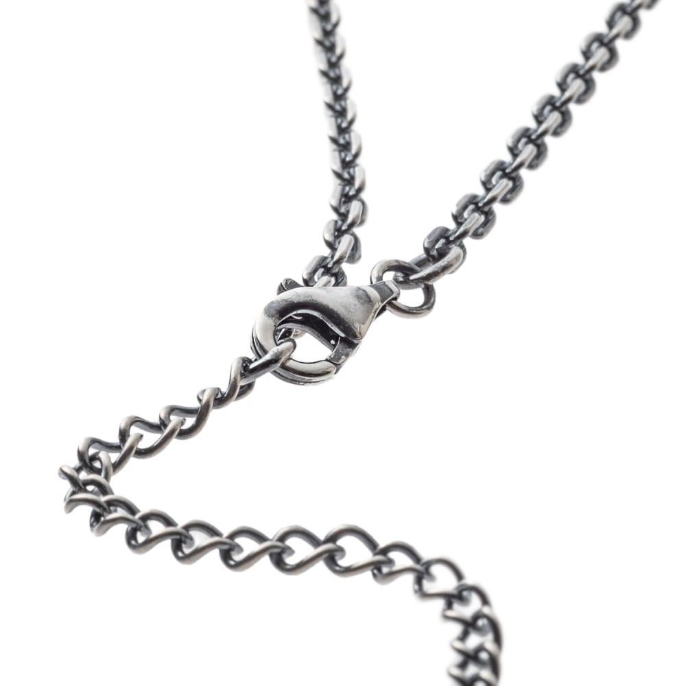 2.5ｍｍ4面カットAKアズキチェーン燻し45ｃｍ