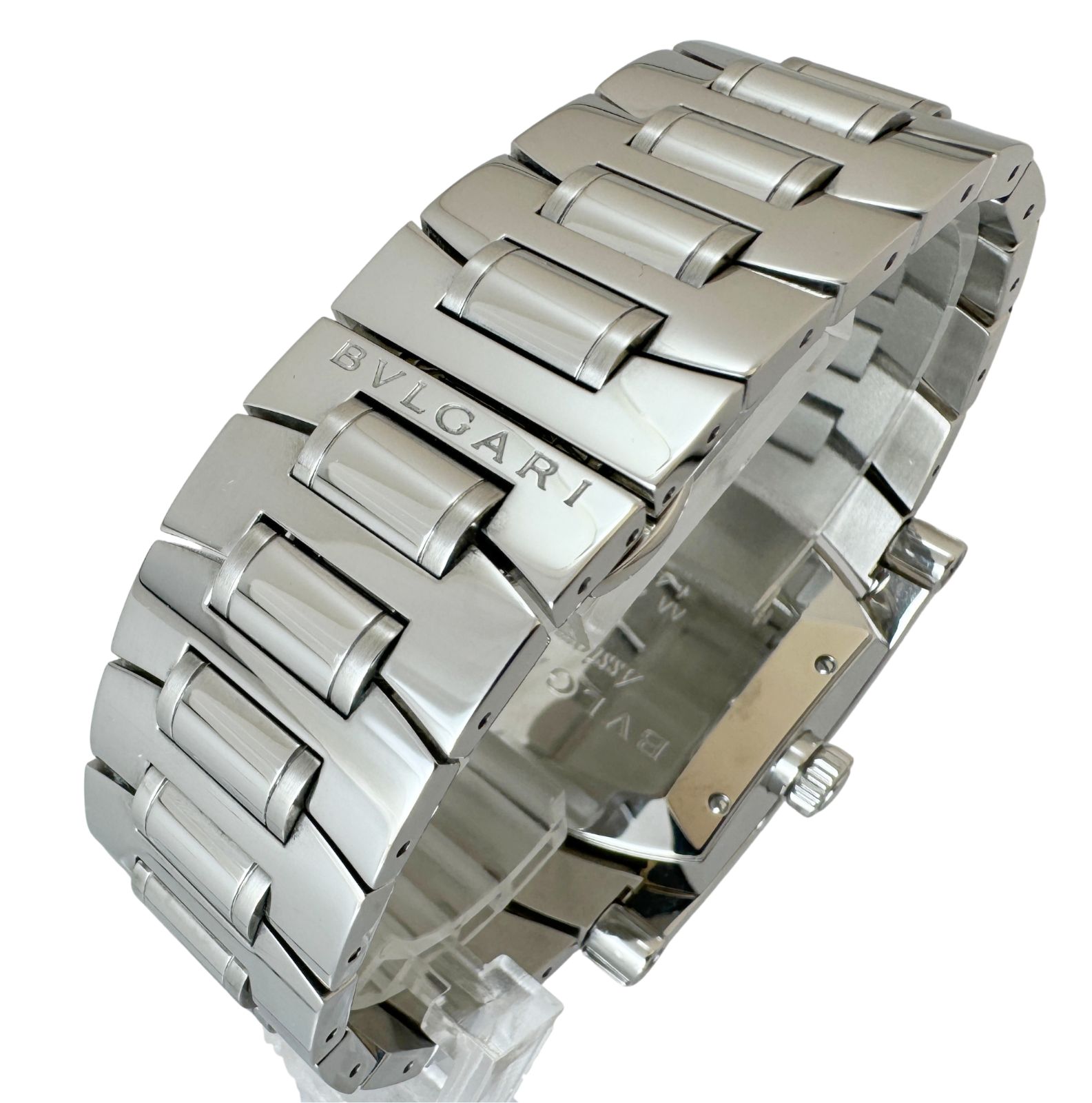 自動巻き ブルー文字盤