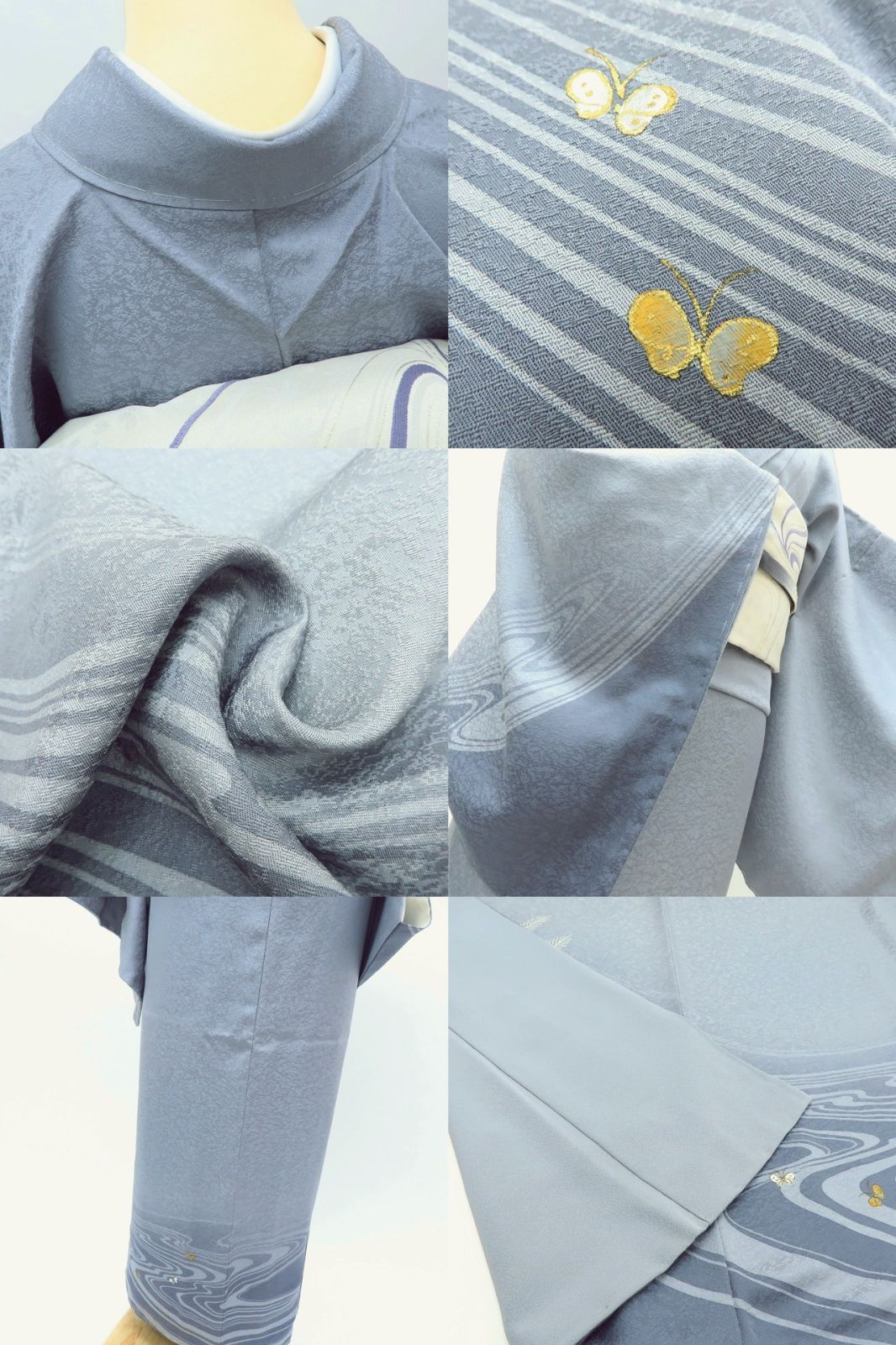 Y3708◇新品 正絹 総絞り 仕付け糸付 手縫い仕立て 訪問着 着物 百華❀Y3913◇新品 正絹 仕付け糸付 手縫い仕立て トールサイズ 訪問着