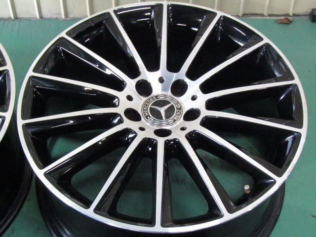  黒は超 メルセデスベンツ W 205 Cクラス AMGマルチスポーク 19インチ タイヤ ホイールセット
