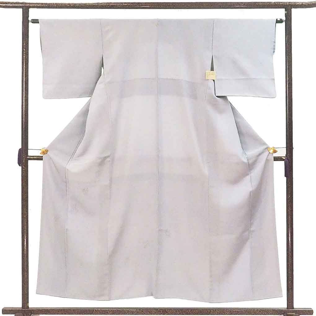 付下 身丈155 cm 裄63 前幅24 後幅30.5 袖丈45 袖幅32 レディース 袷 橘 裄Mサイズ 秋冬春用 正絹 シルク グレー リメイク リユース リサイクル 呉服のきくや