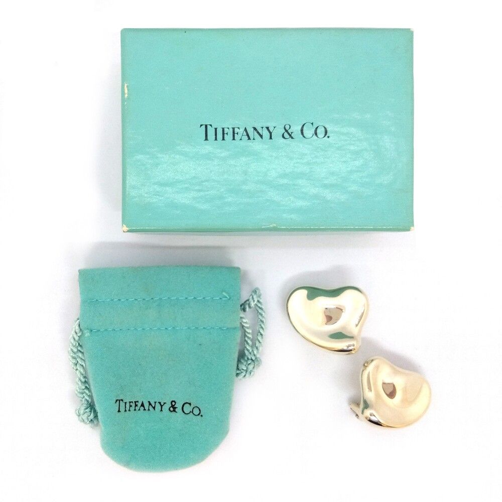 ティファニー Tiffany-Co. ラージ フルハート イヤリング SV925 13.1g シルバー エルサペレッティ MERCADOAVALIA_COM_BR