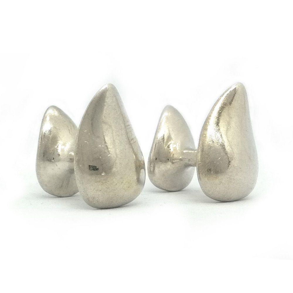 ティファニー Tiffany-Co. ティアドロップ カフスボタン カフリンクス SV925 16.2g シルバー エルサペレッティ しずく ユニセックス