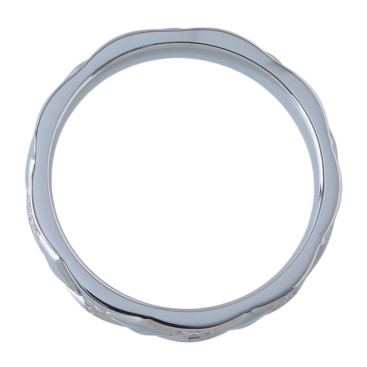 シャネル ダイヤ リング マトラッセ ミディアム フルダイヤ 9PD #47 幅