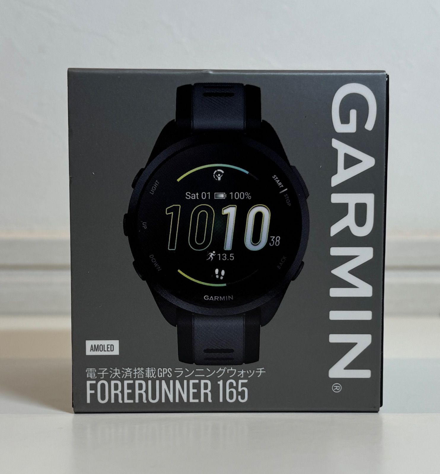 Garmin ガーミン Forerunner 165 Suica対応 スマートウォッチ 010 02863 80 Black Gray