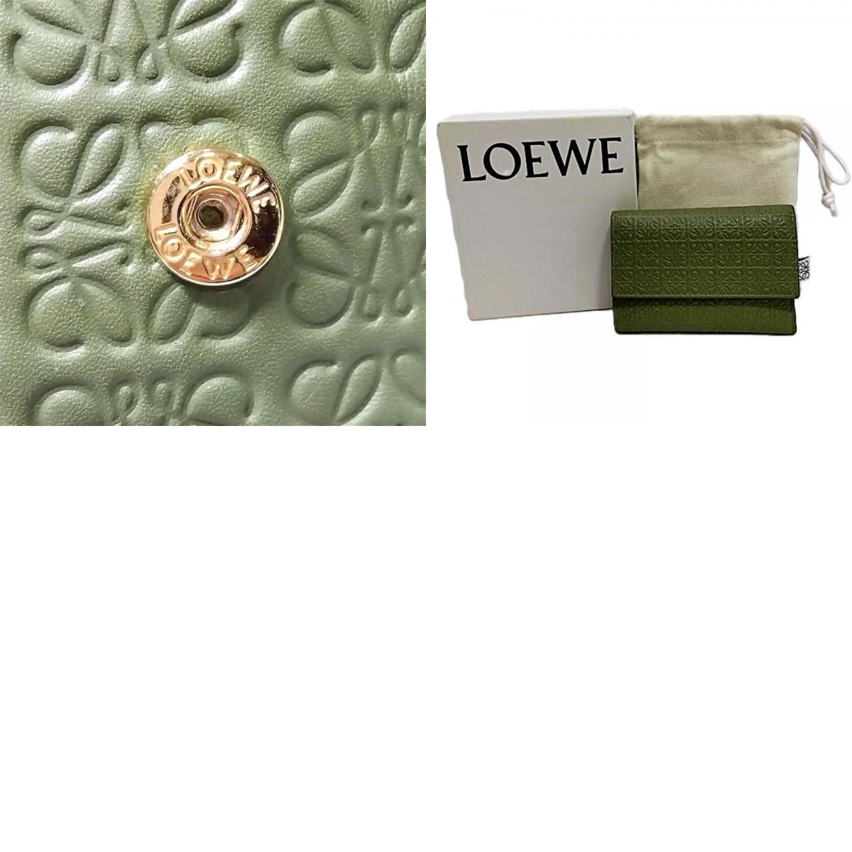 ロエベ LOEWE リピート バーティカル ウォレット スモール 三つ折り
