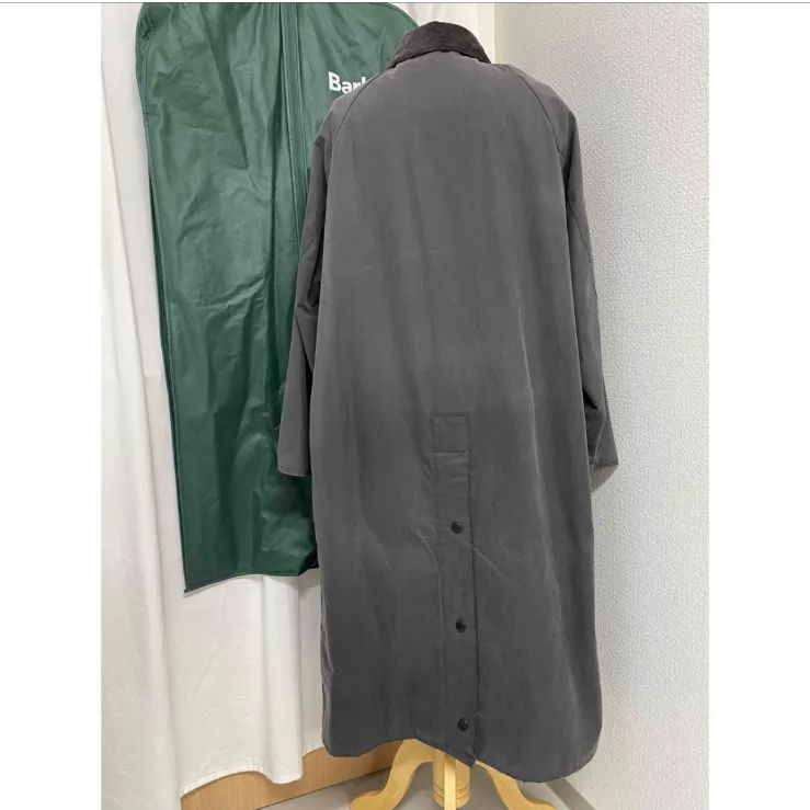 バブアー BARBOUR OS WAX BURGHLEY 38 MWX1674GY93 グレー