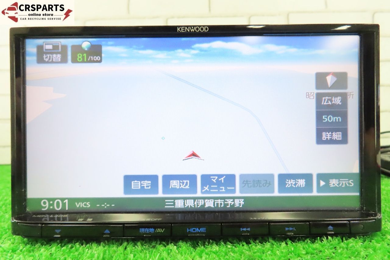 KENWOOD [MDV-L405] 地図 2017年 メモリー ナビ 彩速 Bluetooth ワンセグ 取外 MH21S /No，13936