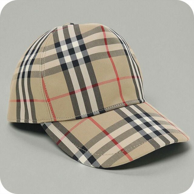 バーバリー BURBERRY 帽子 ユニセックス 8026929 ヴィンテージチェック ベースボールキャップ