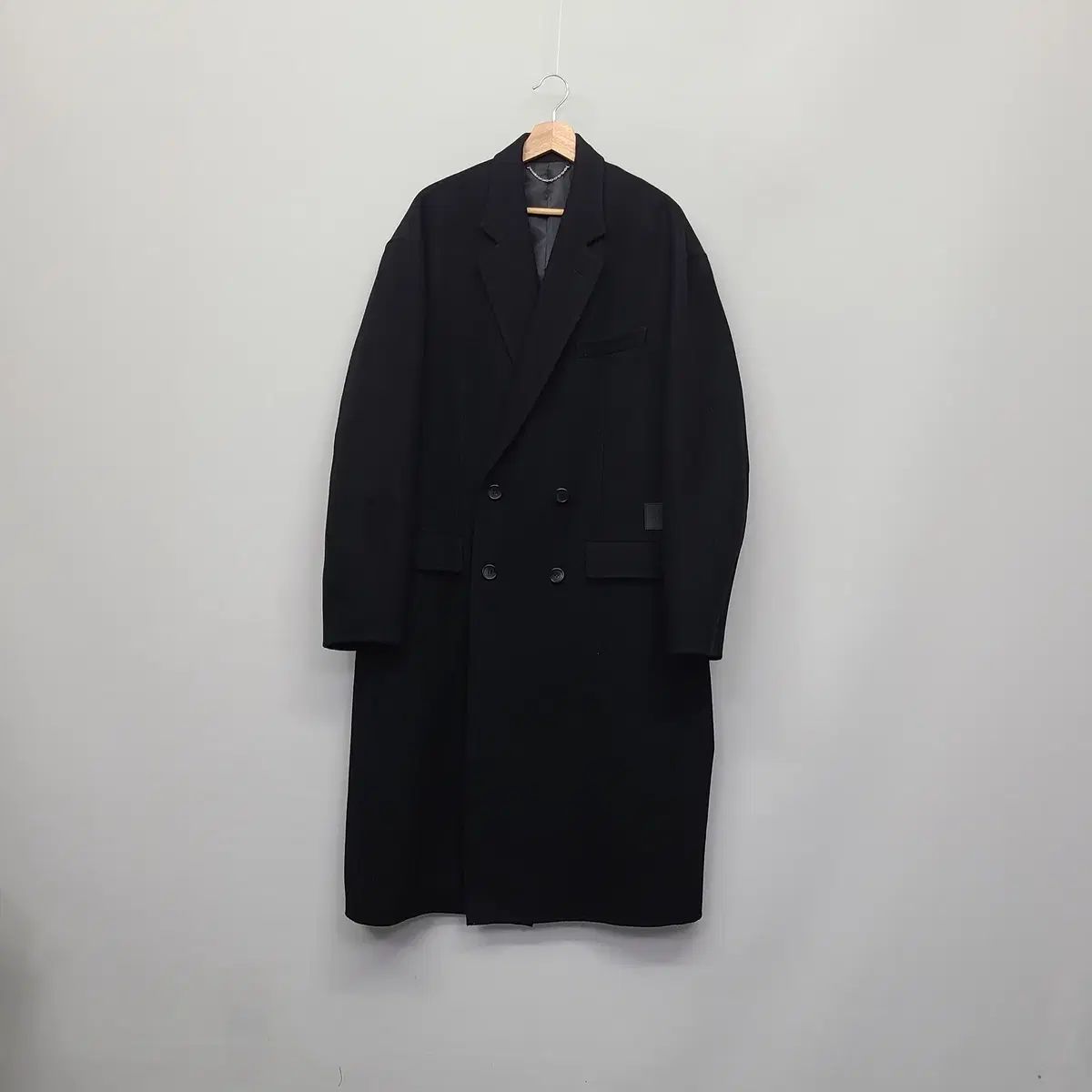 SONGZIO HOMME ソンジオ オム 23FW オーバーサイズ ダブル ロング コート 46 ブラック