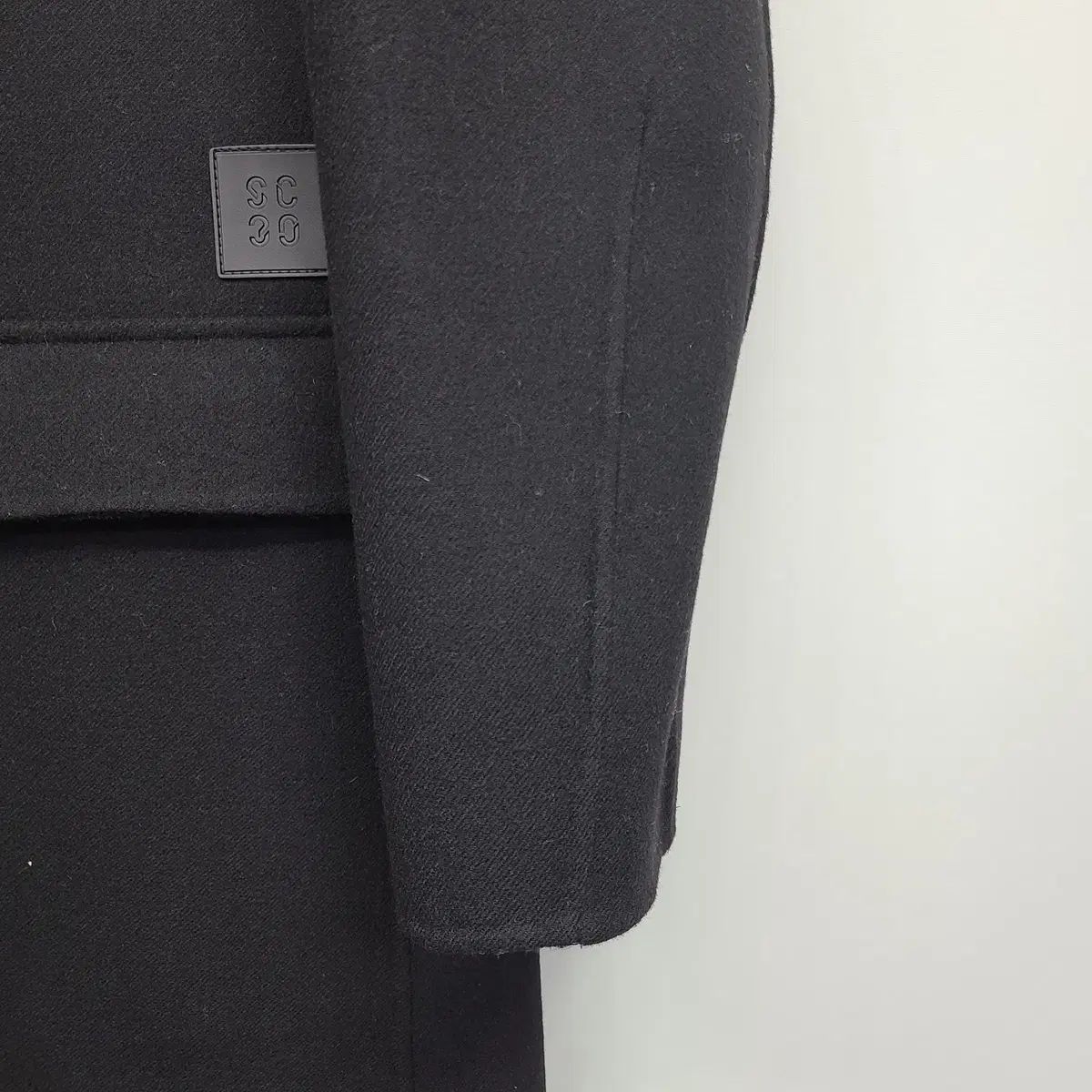 SONGZIO HOMME ソンジオ オム 23FW オーバーサイズ ダブル ロング コート 46 ブラック