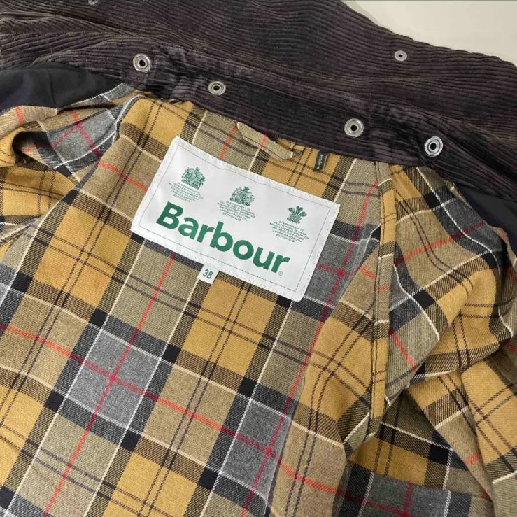 バブアー BARBOUR OS WAX BURGHLEY 38 MWX1674GY93 グレー - メルカリ