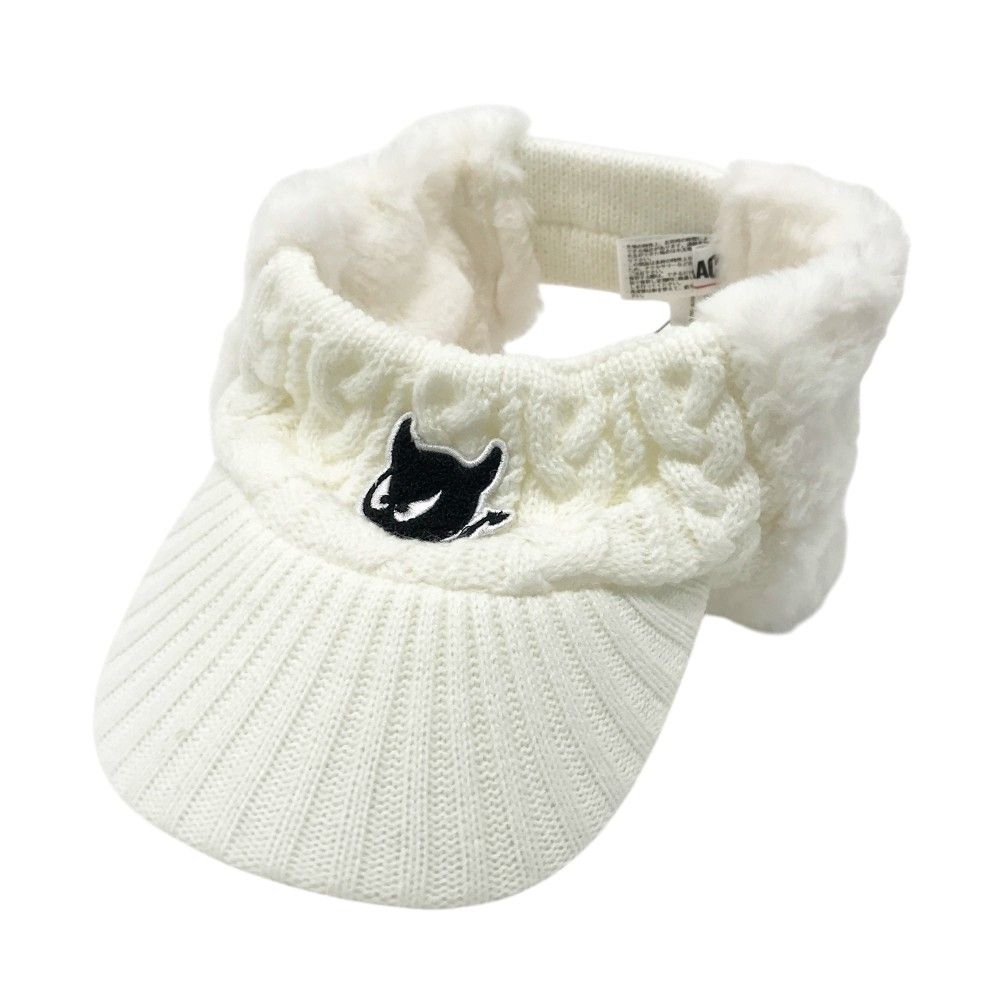 WAAC ワック ニットバイザー ホワイト系 ゴルフウェア ストスト