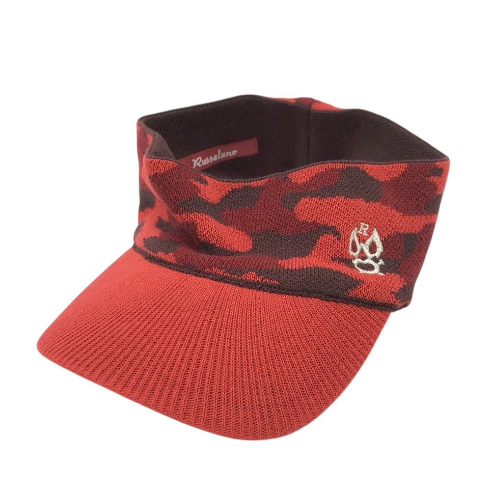 RUSSELUNO ラッセルノ ニットサンバイザー ルチャ カモフラ 迷彩柄