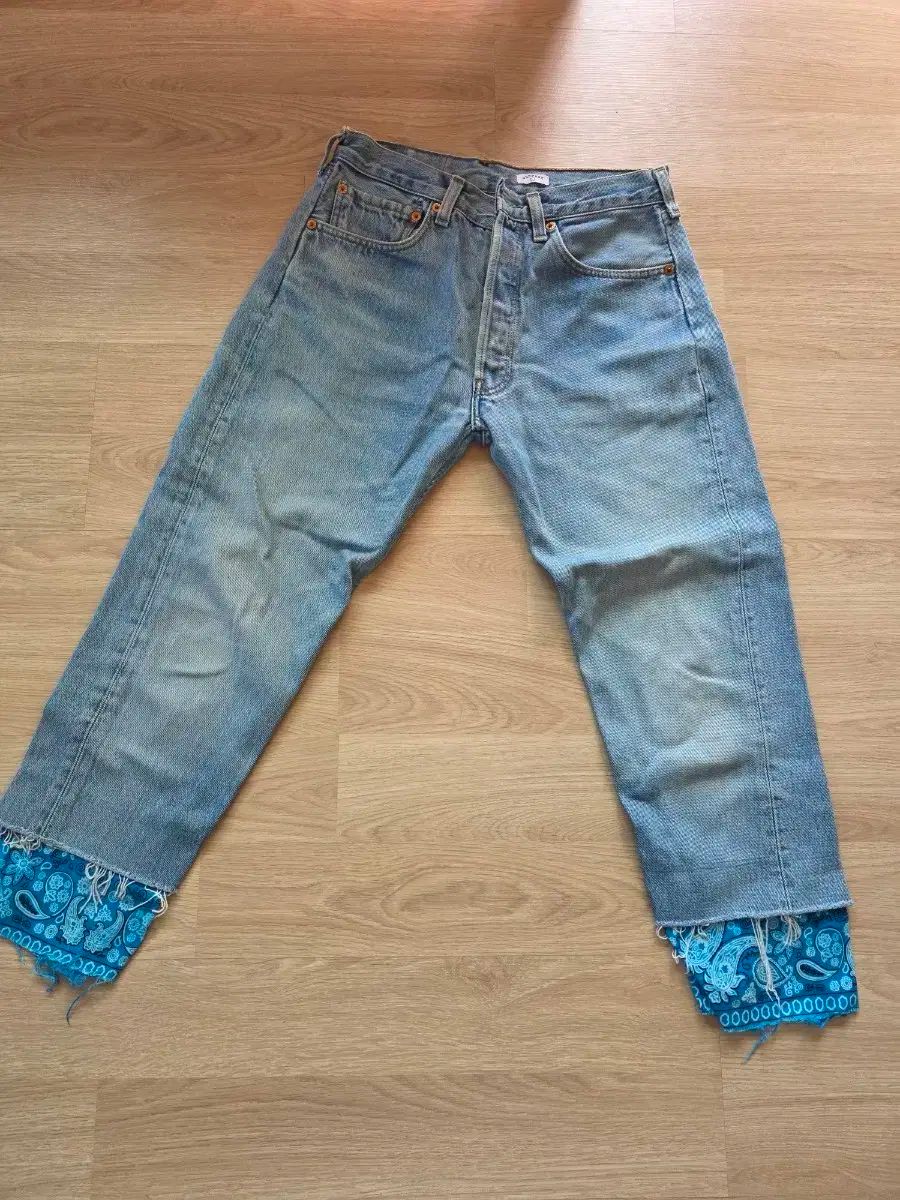 エクリュ パーク ベイズリー デニム